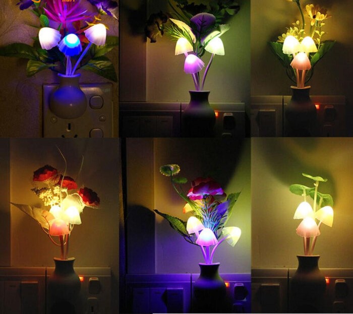 Mushroom LED Sensor Dream Light