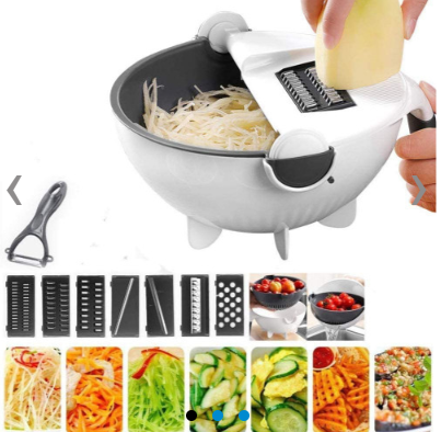 9-In-1 Rotate Smart Vegetable Cutter