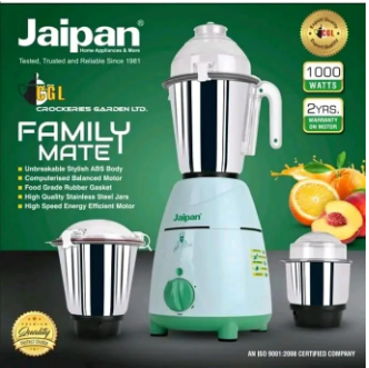 Jaipan Family Mate 3 in 1 1000w Electric Grinder & Blender