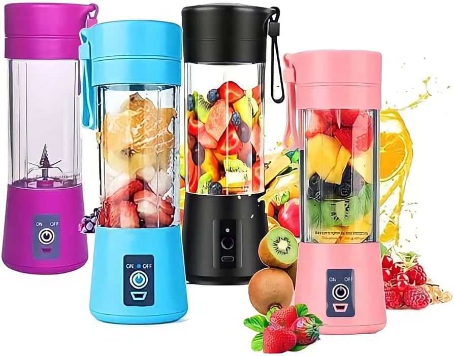 Portable Electric Blender 380ML Smart Home Fruit Juicer Machine