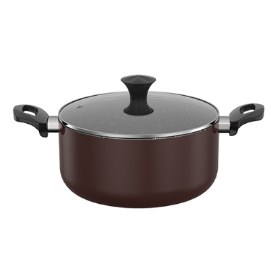 Walton Casserole with Glass Lid Multicolor 24cm