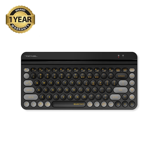 Fstyler BlackCurrant Quiet Key Multimode Mini Wireless Keyboard (Bangla+English Layout)