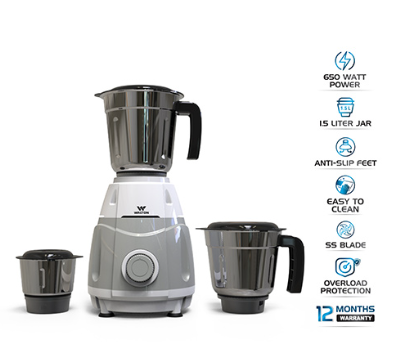 Walton 3in1 SS Heavy Duty Mixer Grinder