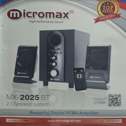 Micromax mx2025BT 2.1 multimedia speaker