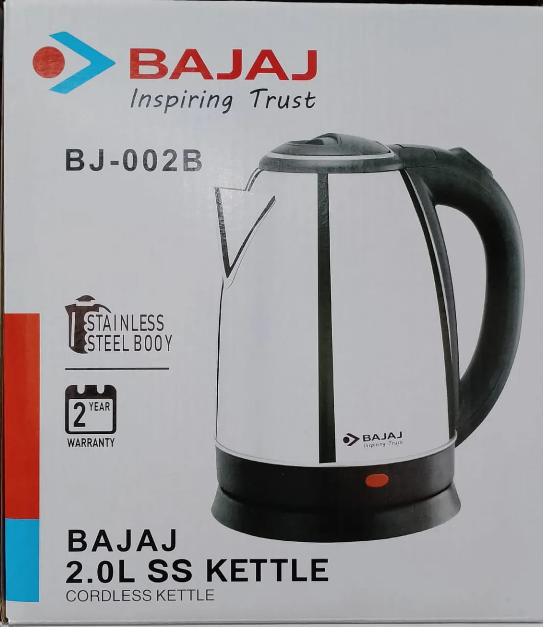 Electric Kettle Bajaj Stainless Steel 2.0L