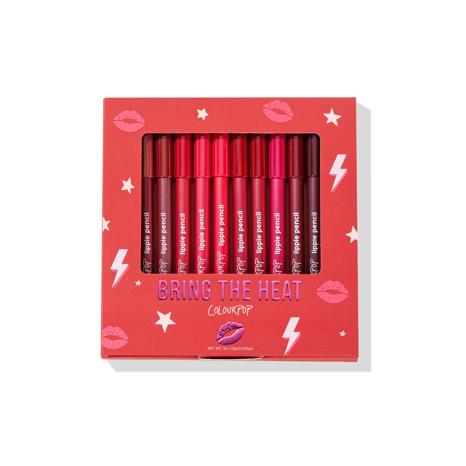 Colourpop Bring The Heat Lippie Pencil Vault 10pc