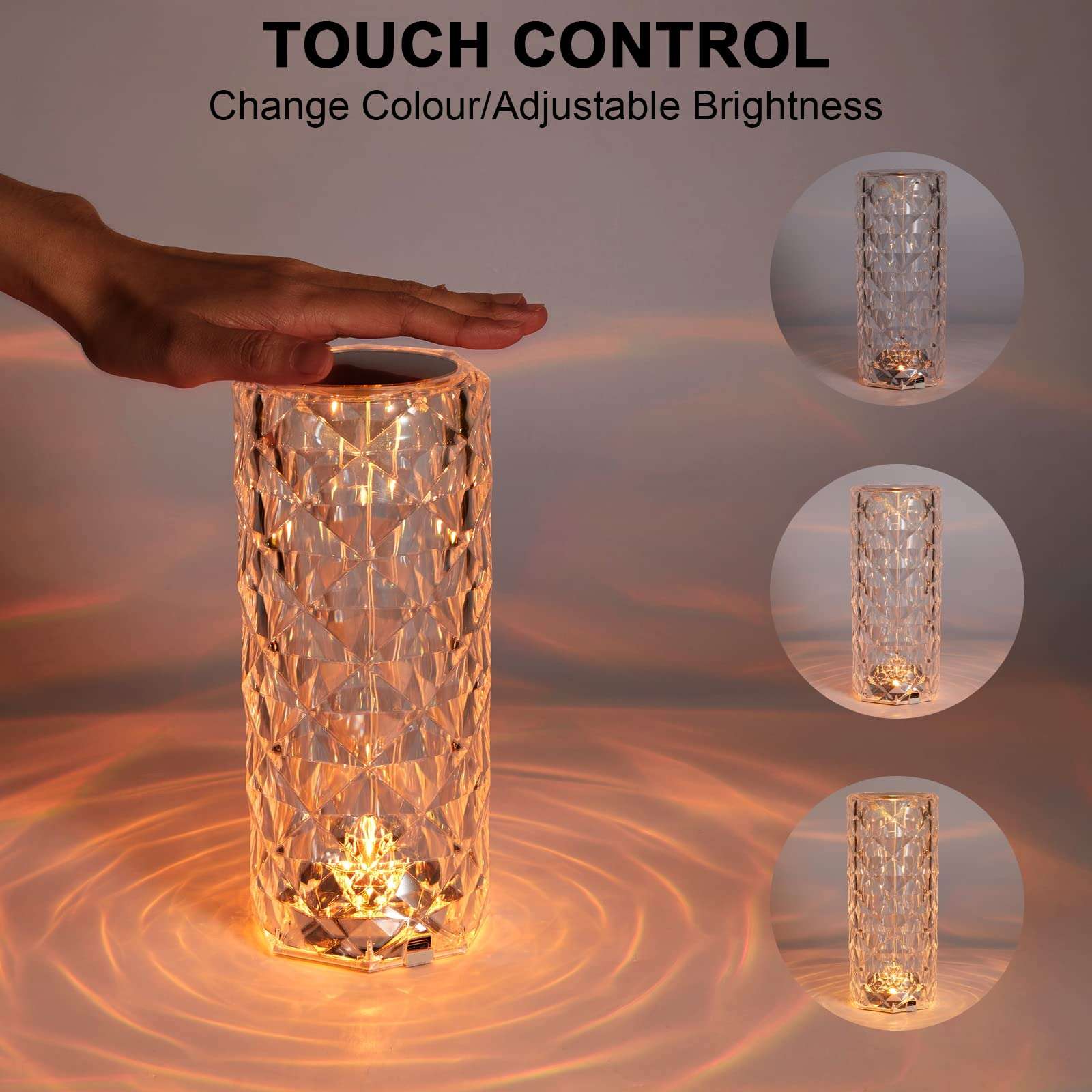 Rose Diamond Table Lamp