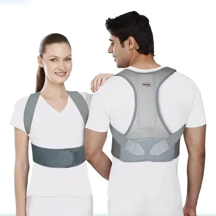 Tynor Posture Corrector A-33,Adjustable Back Straightener for Upper Back Pain