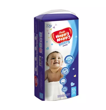 Fresh Happy Nappy Pant Diaper XXL (12-25 kg)-24 Pcs