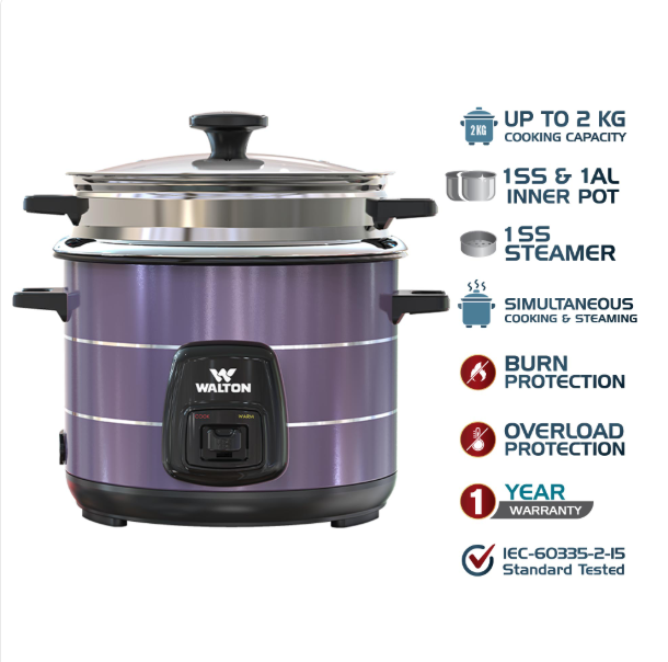 Walton Gloria-Deluxe Rice Cooker 3.0L