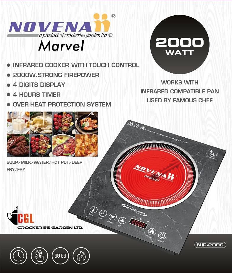 Novena Marvel Infrared Cooker NIFC-2886 (ANY PAN)